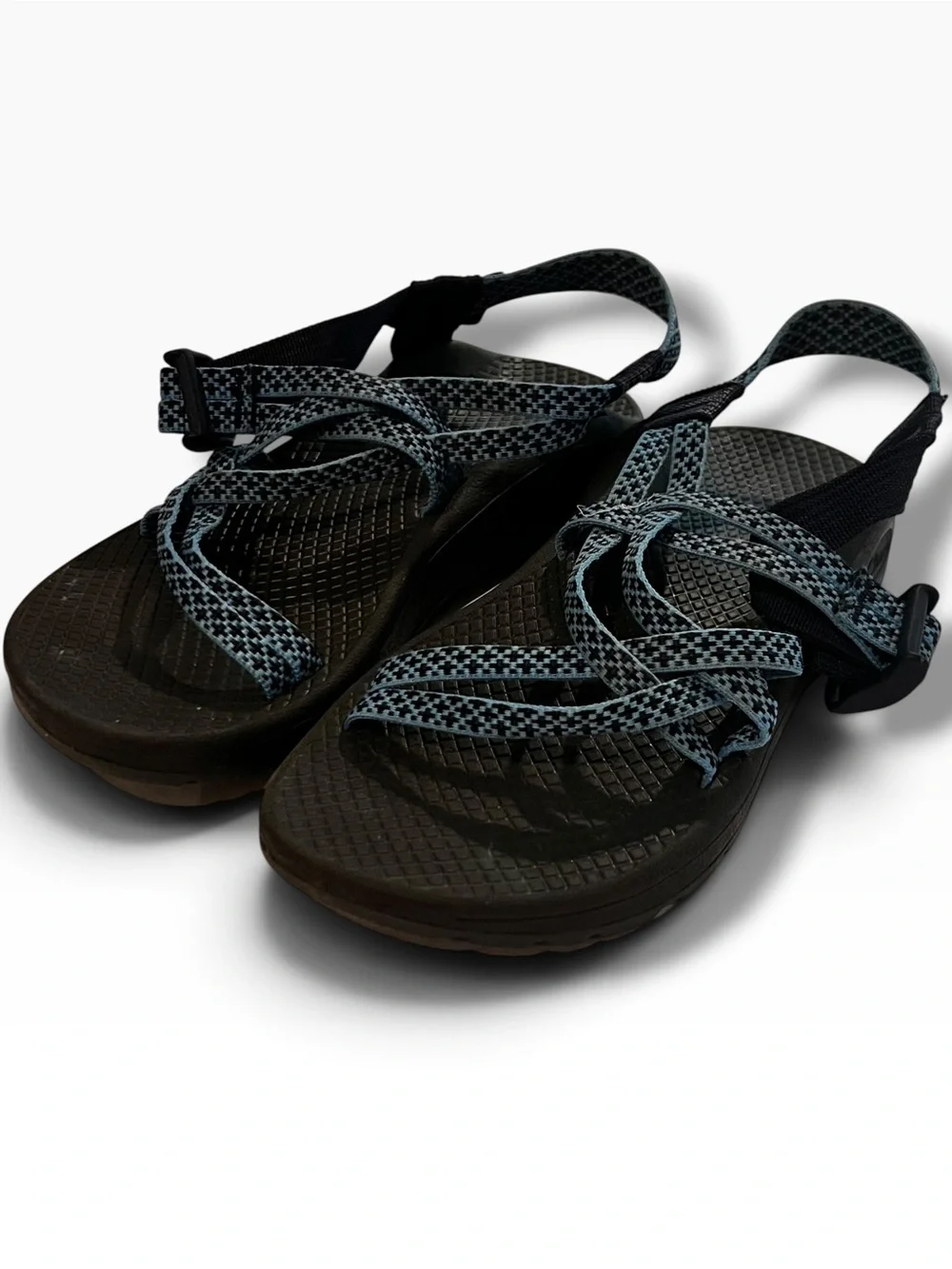 Chaco Ecotread Women Size 5 Shoes Green Teal Strappy Outdoor Sandals E-5